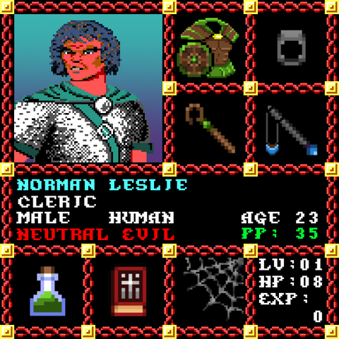 Norman Leslie is a Players Guild Genesis Series Adventurer #1001