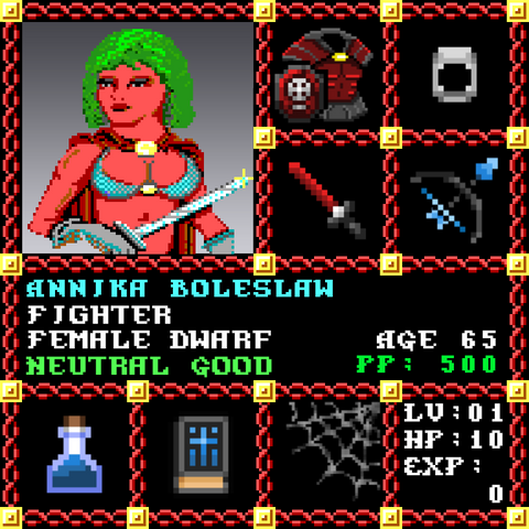 Annika Boleslaw is a Players Guild Genesis Series Adventurer #1015
