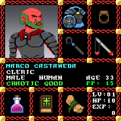 Marco Castaneda is a Players Guild Genesis Series Adventurer #1016