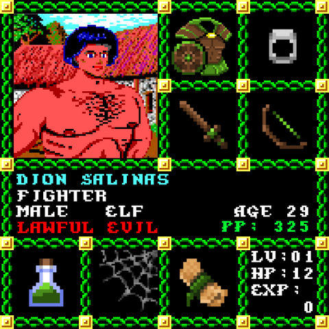 Dion Salinas is a Players Guild Genesis Series Adventurer #1149