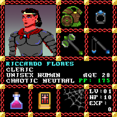 Riccardo Flores is a Players Guild Genesis Series Adventurer #1161