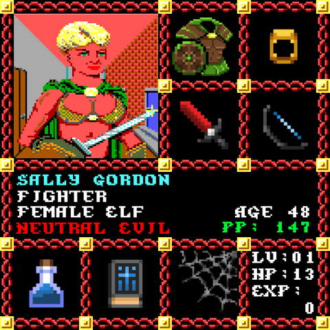 Sally Gordon is a Players Guild Genesis Series Adventurer #1166