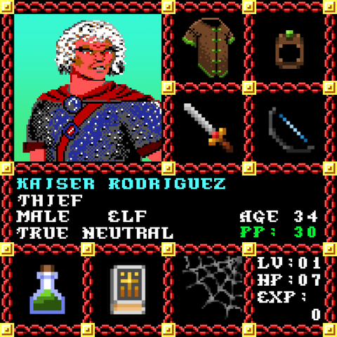 Kaiser Rodriguez is a Players Guild Genesis Series Adventurer #1380