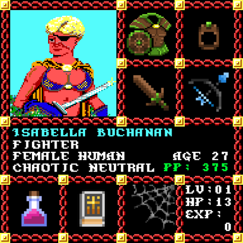Isabella Buchanan is a Players Guild Genesis Series Adventurer #1383
