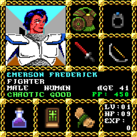 Emerson Frederick is a Players Guild Genesis Series Adventurer #1387