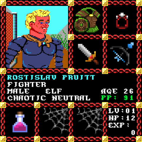 Rostislav Pruitt is a Players Guild Genesis Series Adventurer #1391