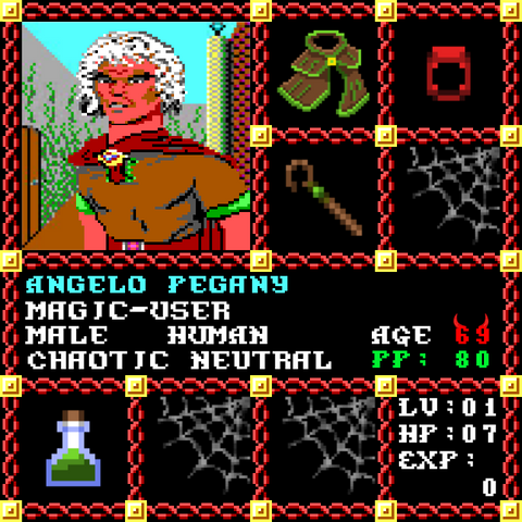 Angelo Pegany is a Players Guild Genesis Series Adventurer #1392