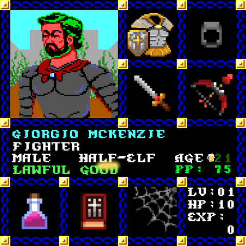 Giorgio Mckenzie is a Players Guild Genesis Series Adventurer #1393