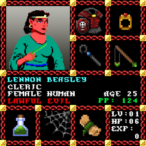 Lennon Beasley is a Players Guild Genesis Series Adventurer #1394