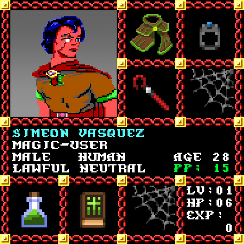 Simeon Vasquez is a Players Guild Genesis Series Adventurer #1395