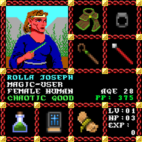 Rolla Joseph is a Players Guild Genesis Series Adventurer #1480