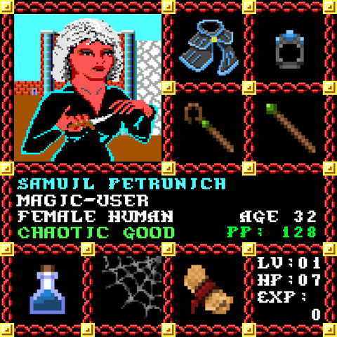 Samuil Petrunich is a Players Guild Genesis Series Adventurer #1496