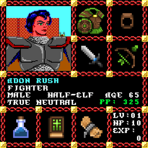 Adon Rush is a Players Guild Genesis Series Adventurer #1498