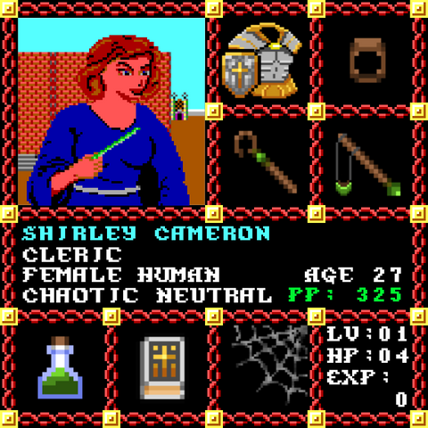 Shirley Cameron is a Players Guild Genesis Series Adventurer #1504