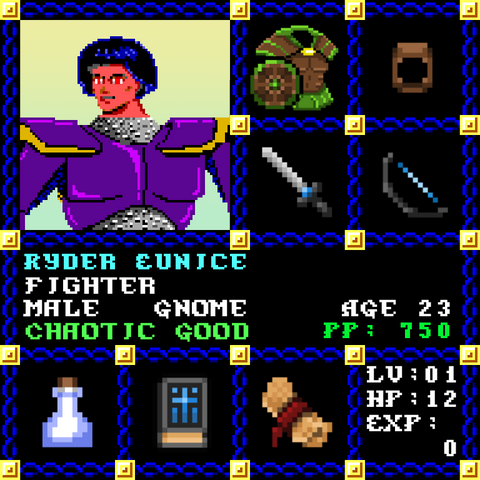 Ryder Eunice is a Players Guild Genesis Series Adventurer #1508