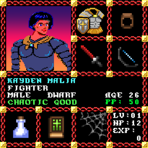 Kayden Malia is a Players Guild Genesis Series Adventurer #1510