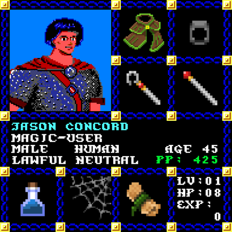 Jason Concord is a Players Guild Genesis Series Adventurer #1511