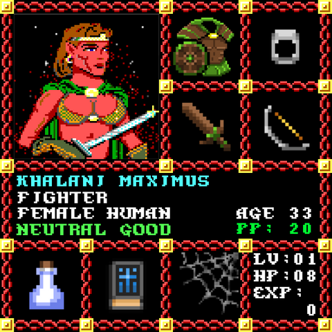 Khalani Maximus is a Players Guild Genesis Series Adventurer #1513