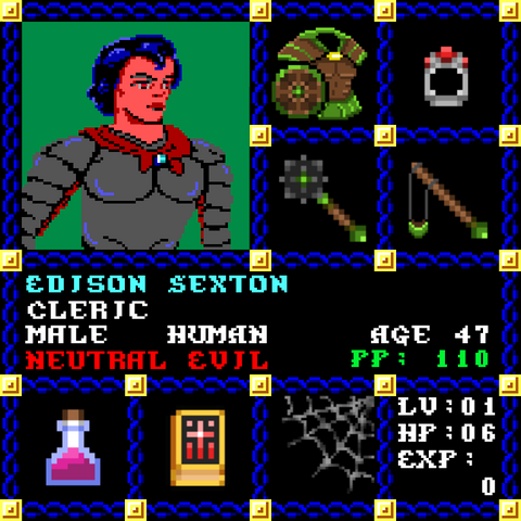 Edison Sexton is a Players Guild Genesis Series Adventurer #1514
