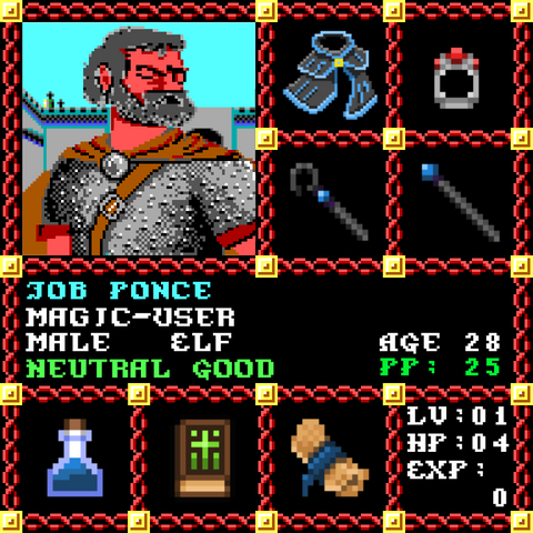 Job Ponce is a Players Guild Genesis Series Adventurer #1515