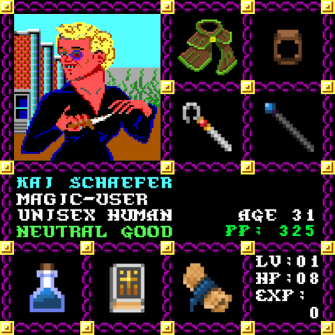 Kai Schaefer is a Players Guild Genesis Series Adventurer #1521