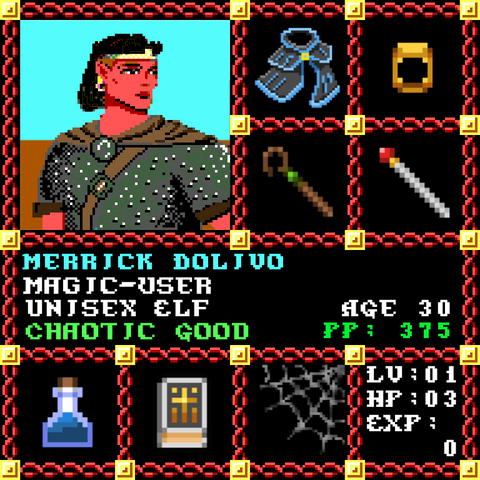 Merrick Dolivo is a Players Guild Genesis Series Adventurer #1525