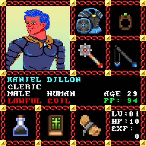 Kaniel Dillon is a Players Guild Genesis Series Adventurer #1536