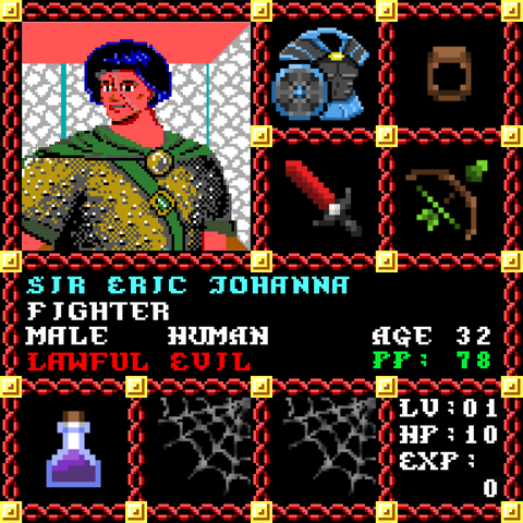 Sir Eric Johanna is a Players Guild Genesis Series Adventurer #1541