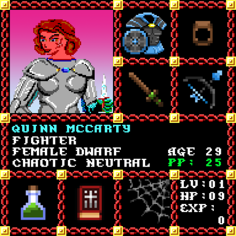 Quinn Mccarty is a Players Guild Genesis Series Adventurer #1545