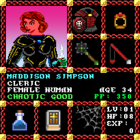 Maddison Simpson is a Players Guild Genesis Series Adventurer #1546