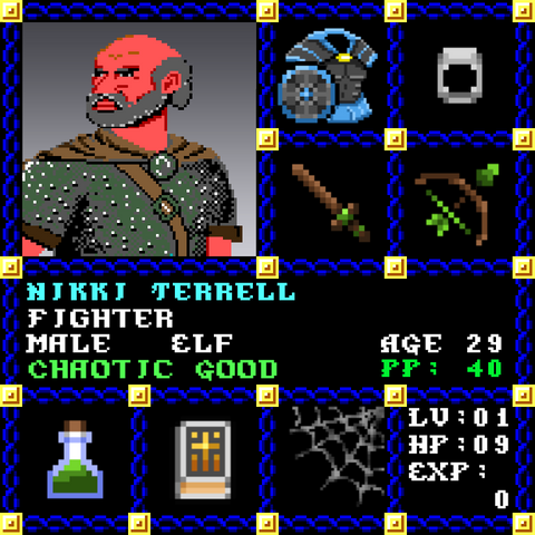 Nikki Terrell is a Players Guild Genesis Series Adventurer #1550