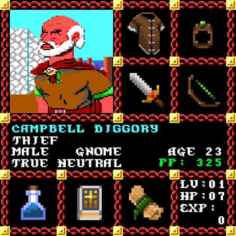 Campbell Diggory is a Players Guild Genesis Series Adventurer #1553