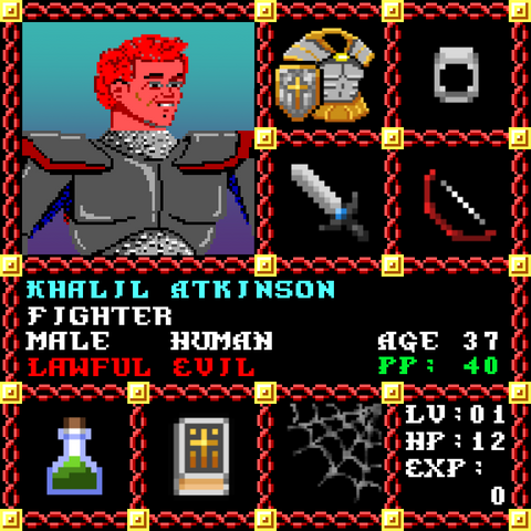 Khalil Atkinson is a Players Guild Genesis Series Adventurer #1555