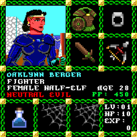 Oaklynn Berger is a Players Guild Genesis Series Adventurer #1557