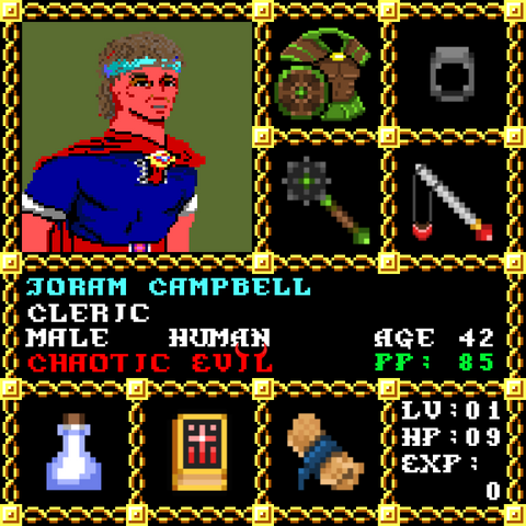 Joram Campbell is a Players Guild Genesis Series Adventurer #1562