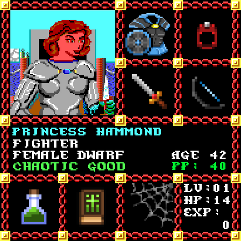 Princess Hammond is a Players Guild Genesis Series Adventurer #1564