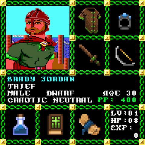 Brady Jordan is a Players Guild Genesis Series Adventurer #1565