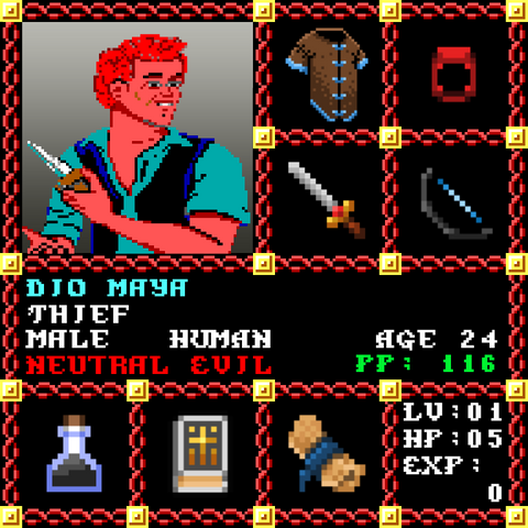 Dio Maya is a Players Guild Genesis Series Adventurer #1569