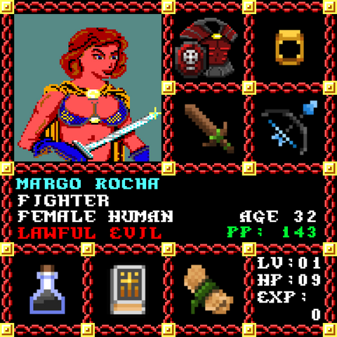 Margo Rocha is a Players Guild Genesis Series Adventurer #1570