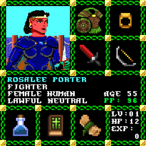 Rosalee Porter is a Players Guild Genesis Series Adventurer #1571