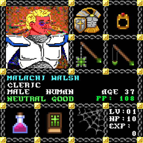 Malachi Walsh is a Players Guild Genesis Series Adventurer #1580