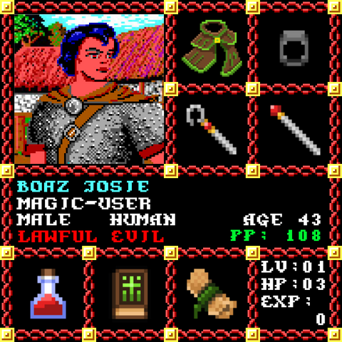 Boaz Josie is a Players Guild Genesis Series Adventurer #1584