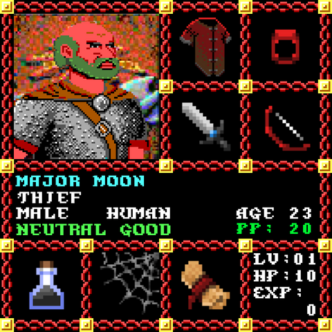 Major Moon is a Players Guild Genesis Series Adventurer #1591