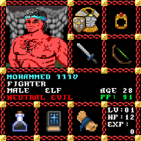 Mohammed IIIV is a Players Guild Genesis Series Adventurer #1593