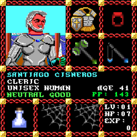 Santiago Cisneros is a Players Guild Genesis Series Adventurer #1594