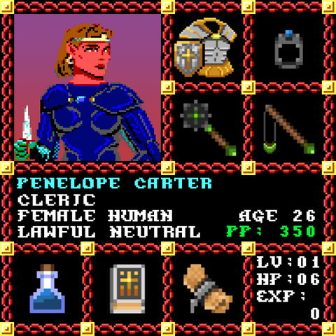 Penelope Carter is a Players Guild Genesis Series Adventurer #1595