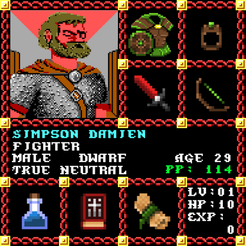 Simpson Damien is a Players Guild Genesis Series Adventurer #1598