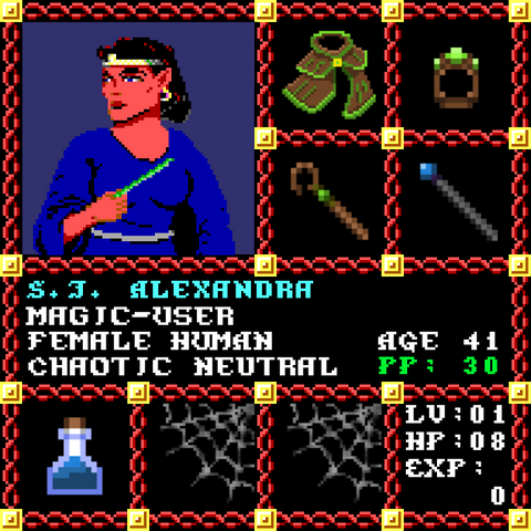 SJ Alexandra is a Players Guild Genesis Series Adventurer #1603