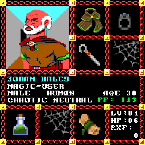 Joram Haley is a Players Guild Genesis Series Adventurer #1606