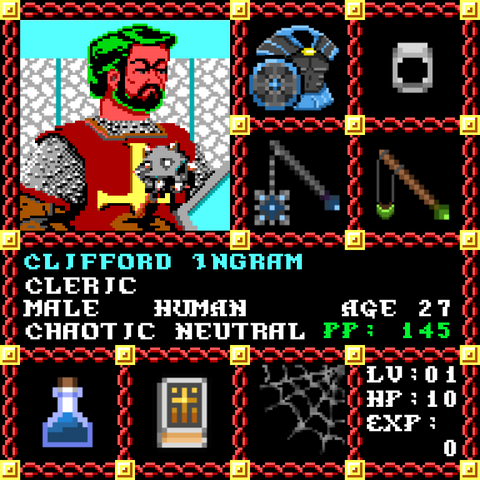 Clifford Ingram is a Players Guild Genesis Series Adventurer #1612